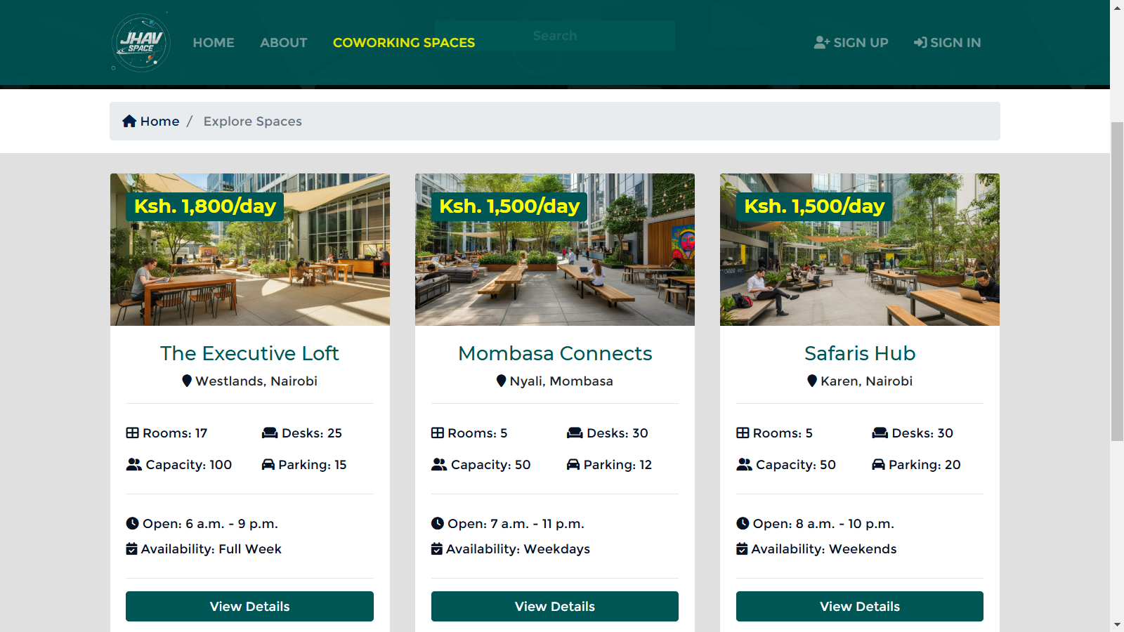 coworking space finder
